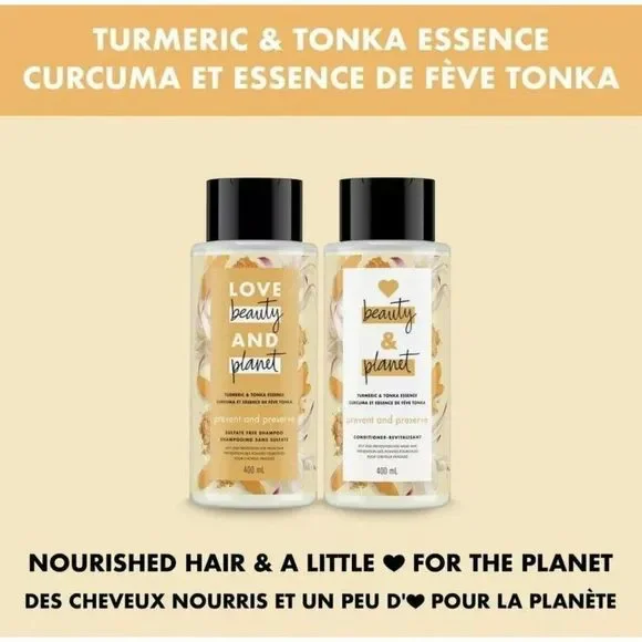 Love Beauty & Planet Turmeric Tonka Essence Prevent Preserve Conditioner 13.5... - Picture 4 of 5